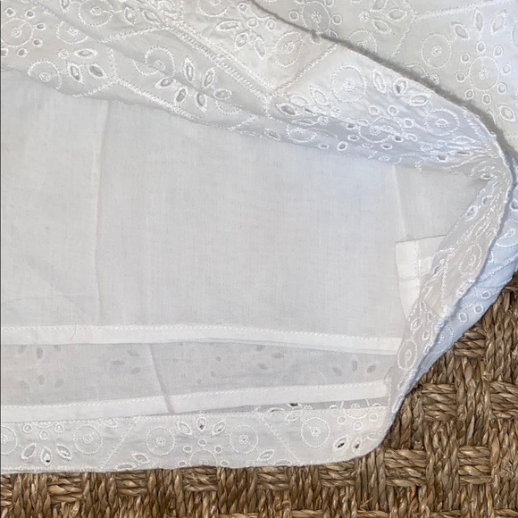 Vineyard vines Elegant White Eyelet Dress sz Med - Picture 9 of 10
